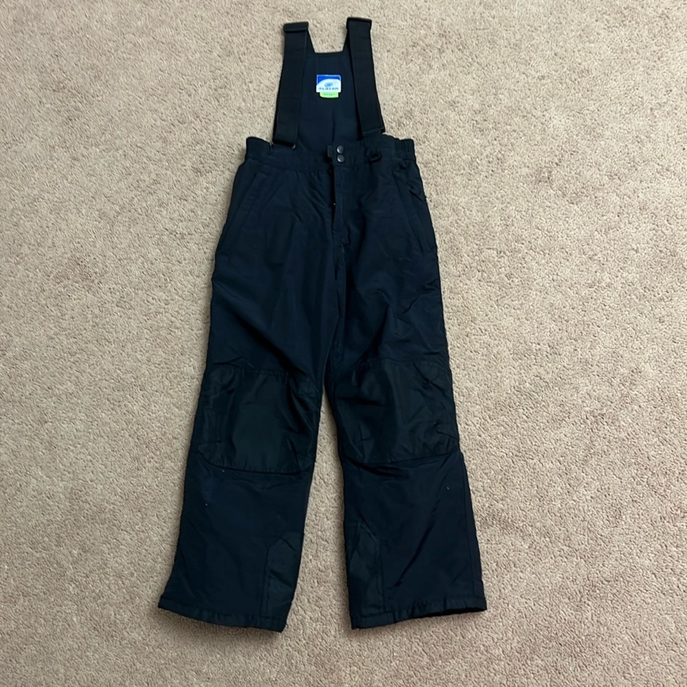 Slalom Black Snow-bib Overalls kids 8